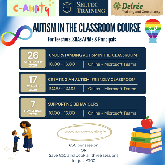 Autism in the Classroom - Full Course: September 26th, October  17th and November 7th