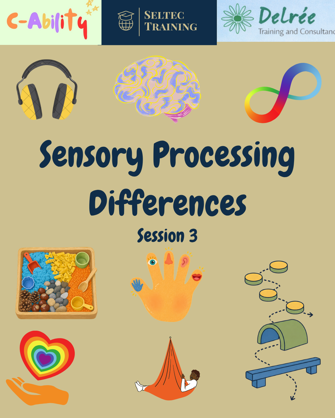 Understanding Sensory Processing Differences in Autism - Monday, November 16th from 10am - 12pm