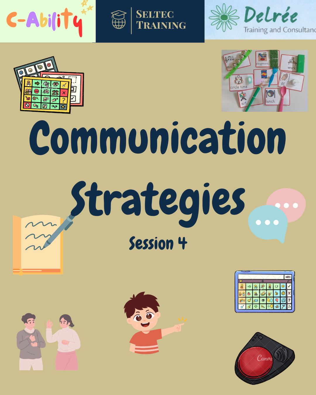 Communication Strategies to Support Autistic Children - Monday, November 23rd from 10am - 12pm