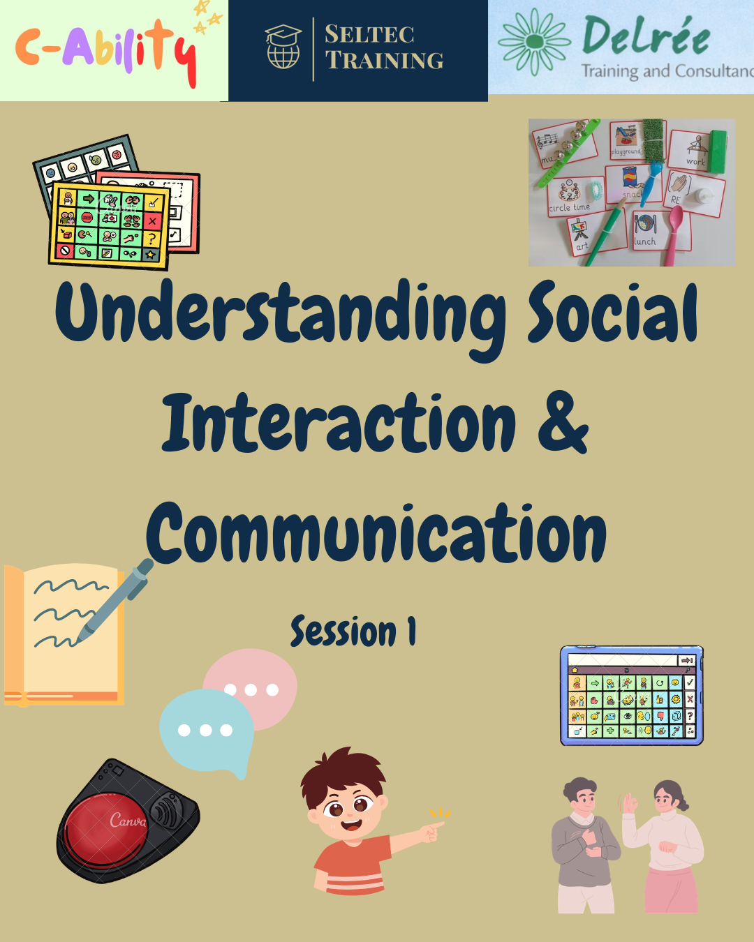 Understanding Social Interaction & Communication (Autism Support Session) - Monday, November 2nd from 10am - 12pm