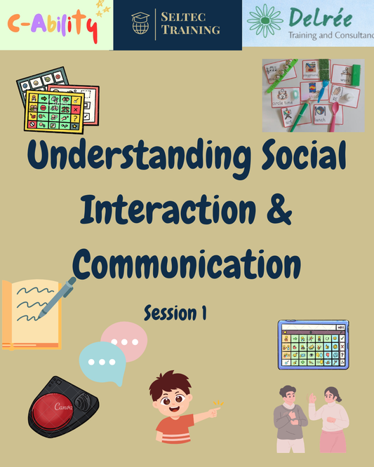 Understanding Social Interaction & Communication (Autism Support Session) - Monday, November 2nd from 10am - 12pm