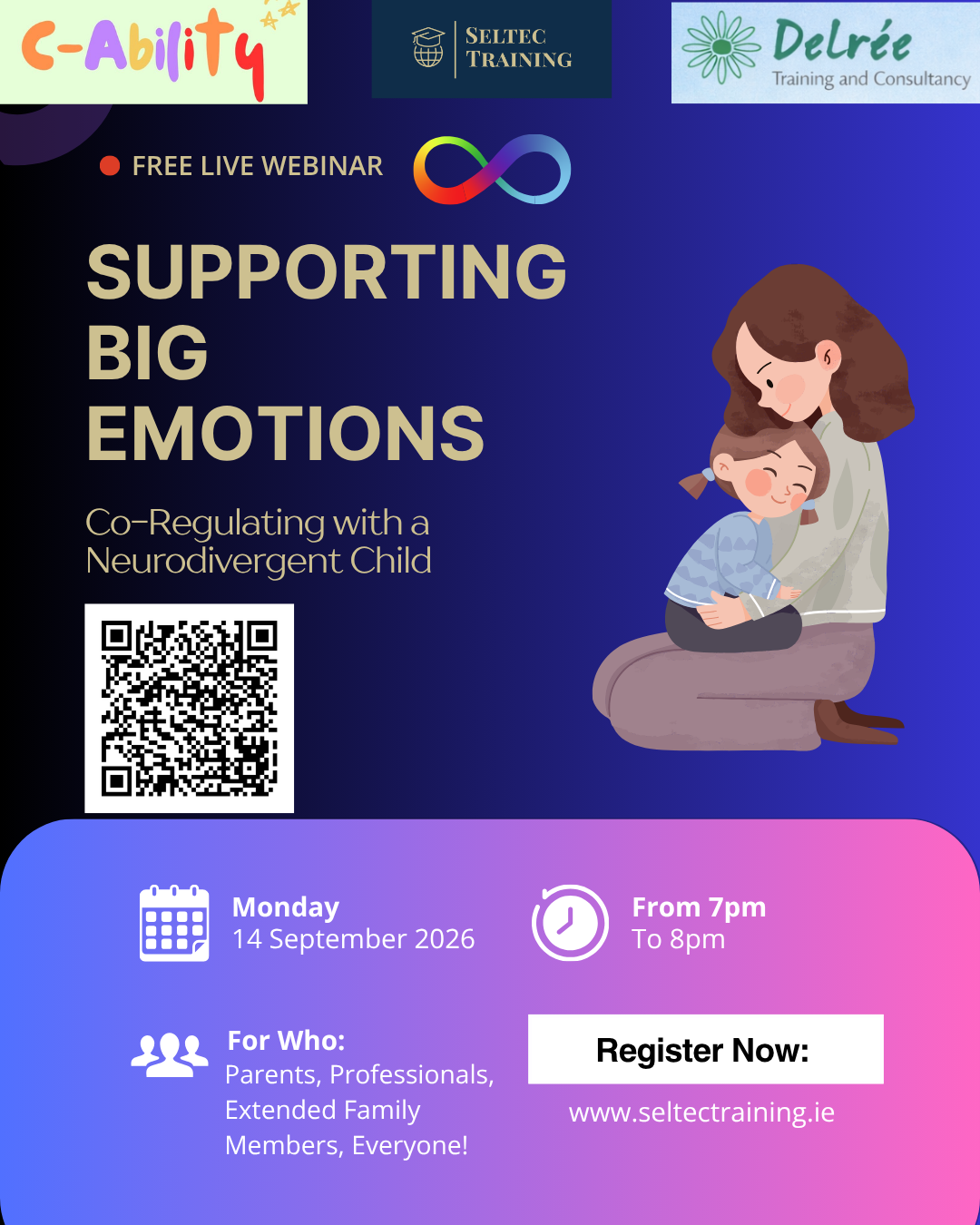 FREE Webinar - Supporting Big Emotions - Co-Regulating with a Neurodivergent Child